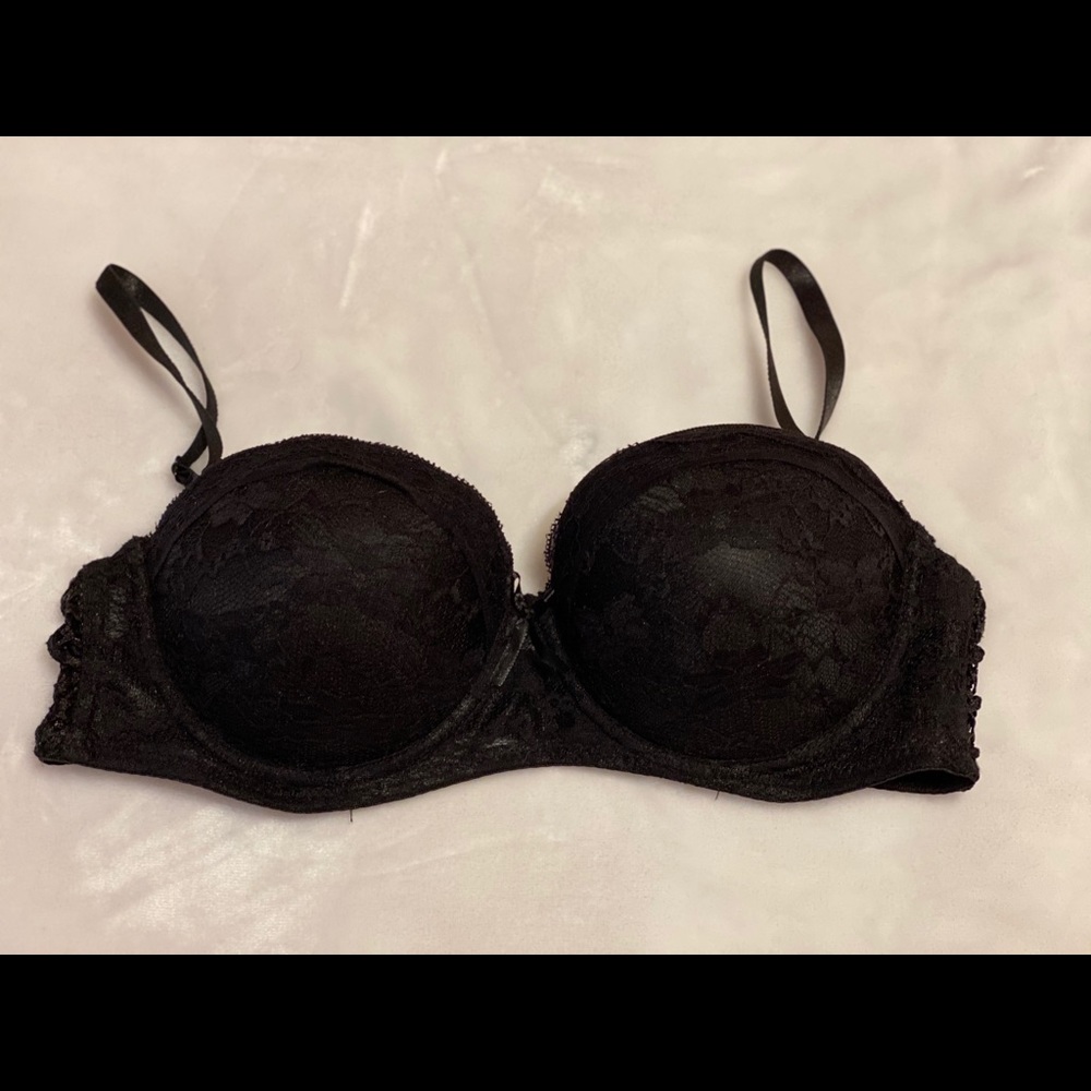 Black Lace Bra
